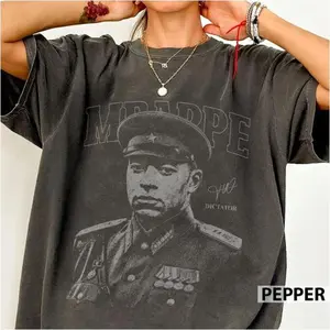 Vintage Mbappe Dictator Comfort Colors 1717 Shirt -  Screen Printed on Comfort Colors Shirt - Unisex Heavy Cotton Tee - Gift for Fans - Gift Ideas