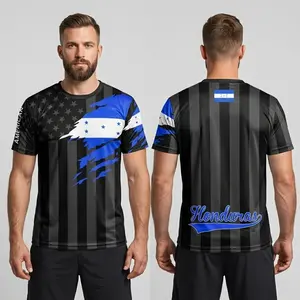 Honduras Soccer Jersey, Honduras Football Fan Shirt, Patriotic 3D All Over Print Sports Tee, Game Day Apparel