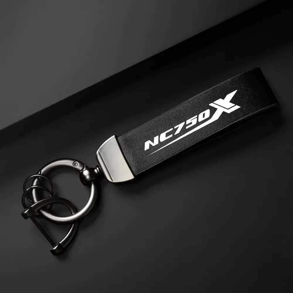 Durable PU Leather Keyring for Honda NC750X NC 750X NC750 X 2014, Stylish Motorcycle Key Chain, Perfect Gift for Motorcyclists