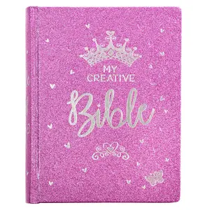 ESV My Creative Bible for Girls Faux Leather Hc, Purple Glitter -- Christian Art Gifts - Bible