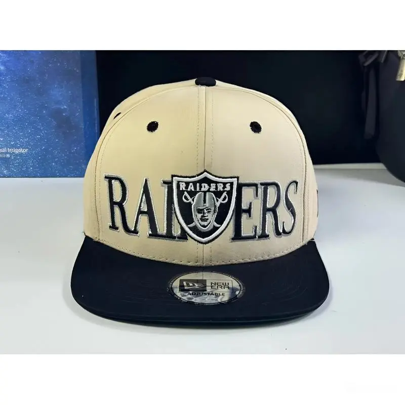 New Era MLB Raiders & Yankees Snapback Cap – Premium Embroidered Logo, Adjustable Fit, Classic Flat Brim Streetwear Style