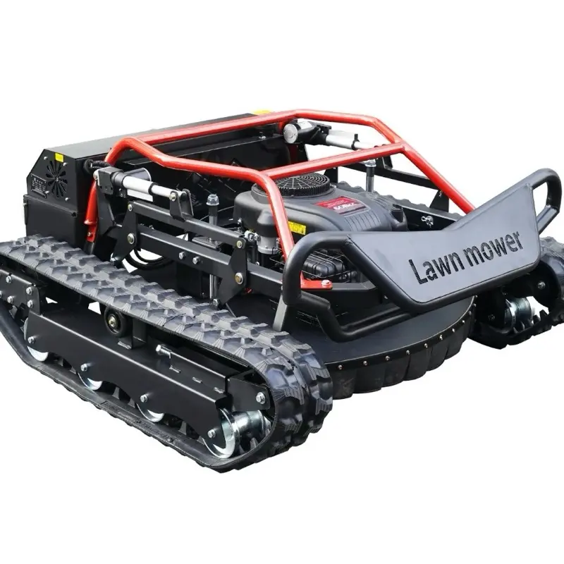 Remote Control Lawn Mower  Tracked Off-Road Grass Cutter US 22HP