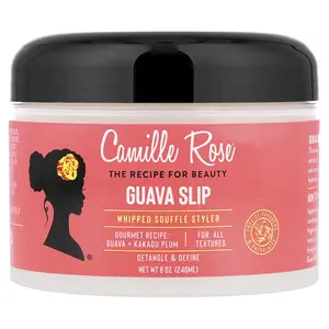 Camille Rose Guava Slip, Whipped Souffle Styler, For All Textures, 8 oz (240 ml)