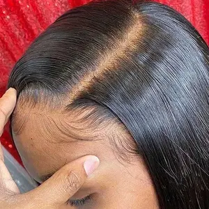 13x6 Straight Lace Front Wigs Human Hair For Women Pre Plucked HD Transparent Body Wave Lace Frontal Wigs For Women 180% Density #SummerVibes#tiktokshopspringglowup