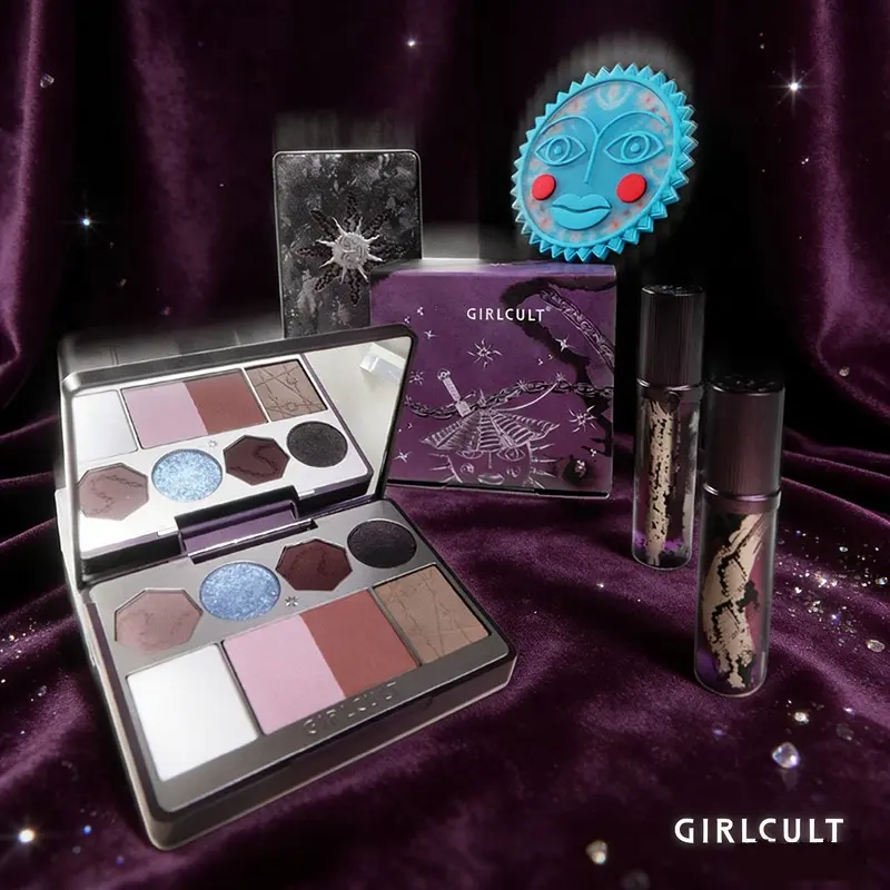 Girlcult Face Powder Lipstick Makeup Palette Set, Comprehensive Makeup Kit, Beauty Set, Cosmetic Gift Set, Long-Lasting Matte Finish, Perfect for Daily Use & Special Occasions