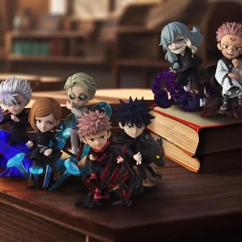Mighty Jaxx Kwistal Jujutsu Kaisen Battle Ready Series Itadori Yuji Kugisaki Nobara Fushiguro Megumi Nanami Kento Dolls