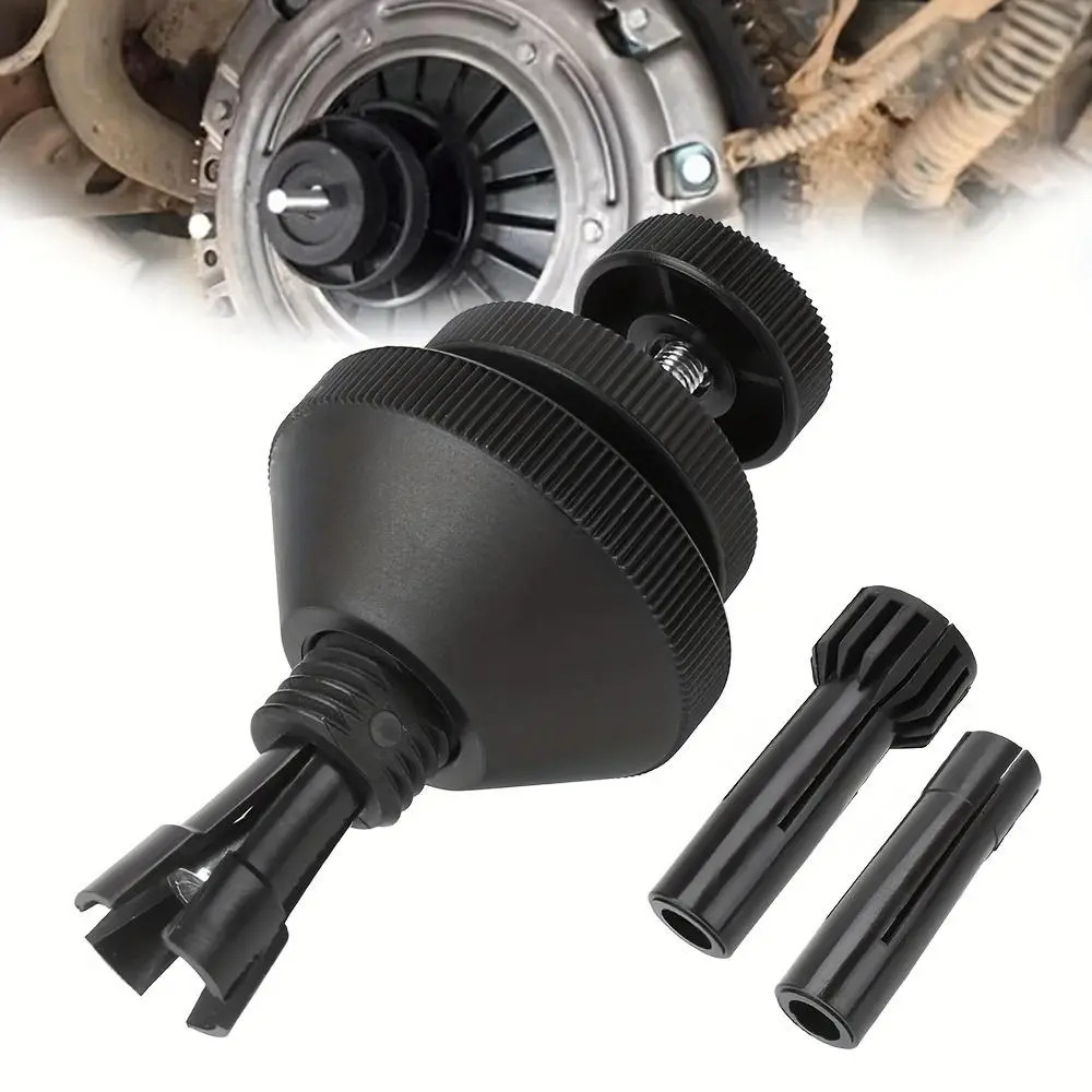 Mechanic Tools, Clutch Alignment Tool – Heat-Resistant, Non-Slip PVC Material with Brass Main Shaft – Easy Bench Assembly for Single Plate Clutches up to 5 Tons Gross Vehicle Weight – Includes Adjustable Sockets and Expanding Collets