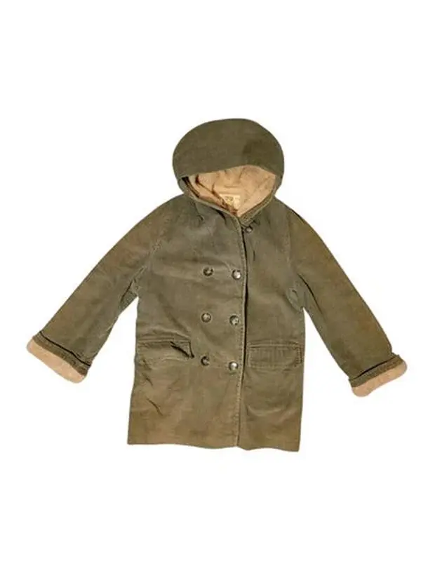 Vintage Alpaca Pile Corduroy Jacket Green