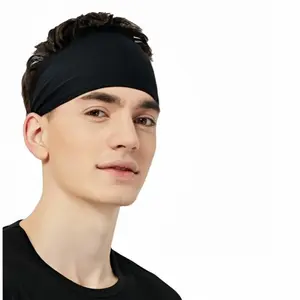 Running Fitness Sweat Absorbing Headband Unisex Sports Yoga Elastic Sweat Band, Comfortable Hair Accessory for Gym Workouts, Ideal for Men and Women