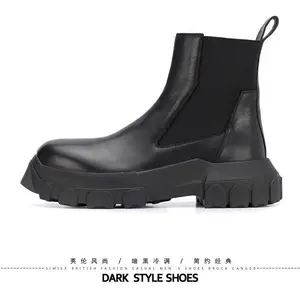 Girlboss's Genuine Leather Platform Boots