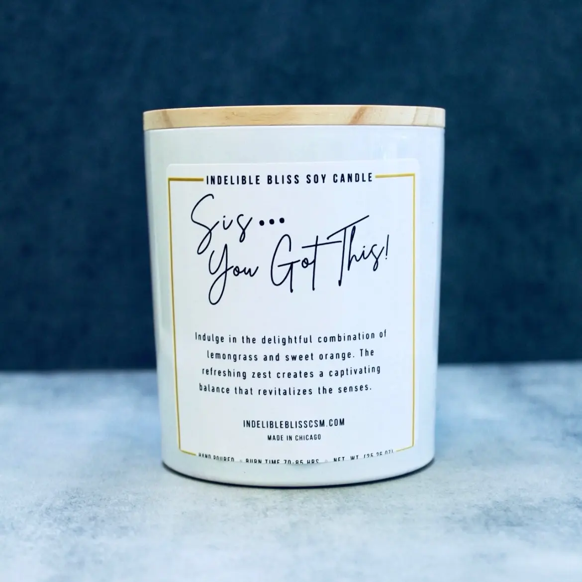 Mindfulness Scented Candle with Positive Energy for Self-Care and Meditation