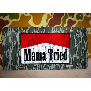 Mama Tried - Car Tag