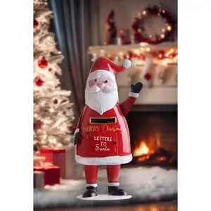 Santa Claus Mailbox - Christmas Decoration by Wizardi F07M4-4-23FM10252