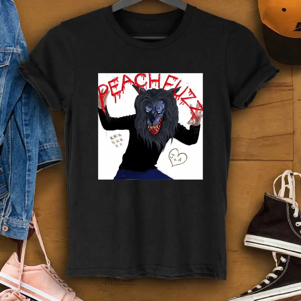 Creep - Peachfuzz Werewolf Mask Poset-Shirt