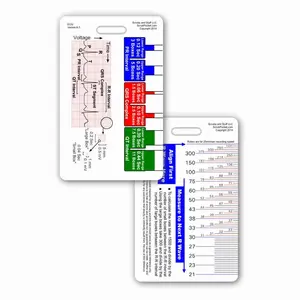 ECG Ruler & Diagram Badge Card
