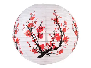 Blossom Print Paper Lantern - 14 in.