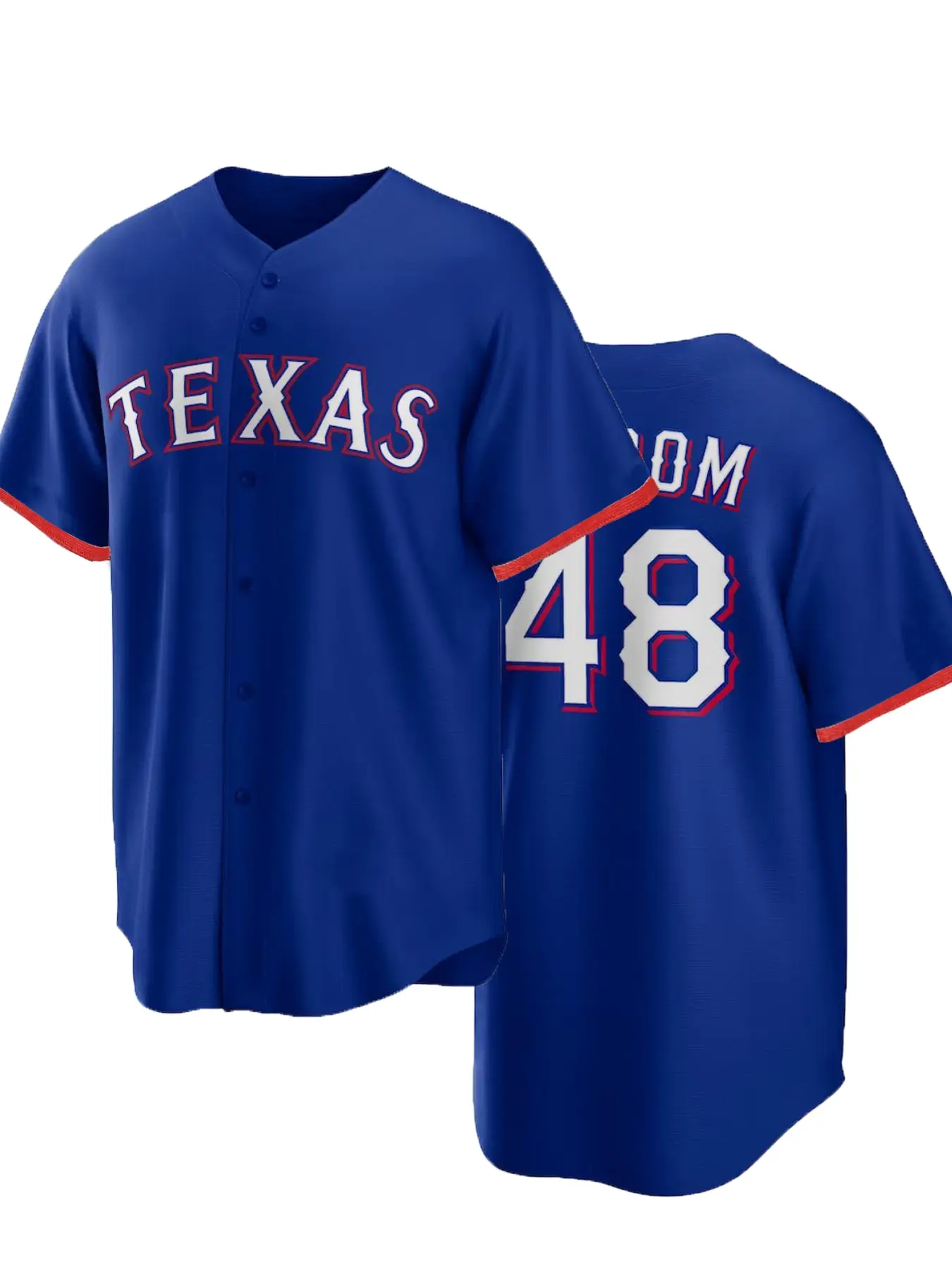 Men's Letter & Number Embroidery Baseball Jersey, Casual Loose V Neck Short Sleeve Baseball Top for Outdoor Sports, Baseball Training Jersey for Men, Embroidered Baseball Jersey
