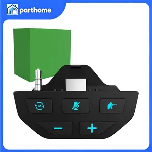Plastic Plug Stereo Headset Adapter with Audio & Mic Functionality, Gaming Console Accessory for Xbox 1-X-S Controllers, Accessories