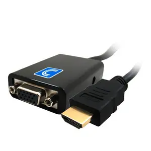 Comprehensive HDAM-VGAF HDMI A Male to VGA Female with Audio Converter