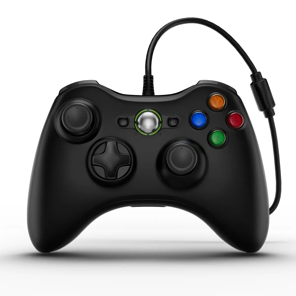 Wired Gamepad Controller for Xbox 360, PC Windows, 5.9ft USB Cord, Enhanced Chip, Upgraded Joystick, Double Vibration Console Accessories