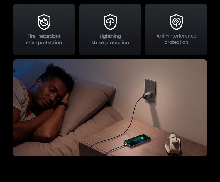 UGREEN Nexode 30W PD Fast Charging GaN Charger Bundle with 3.3FT Type-C/MFi Lightning Charging Data Cable, USB C Charger Set for iPhone 15/14/13, Galaxy and More Mobile Electronic SmartphoneTikTokShopBlackFriday ,TikTokShopHolidayHaul