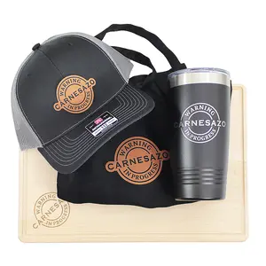 Carnesazo in Progress kit, Tumbler, Gorra, Delantal, Tabla de Cortar