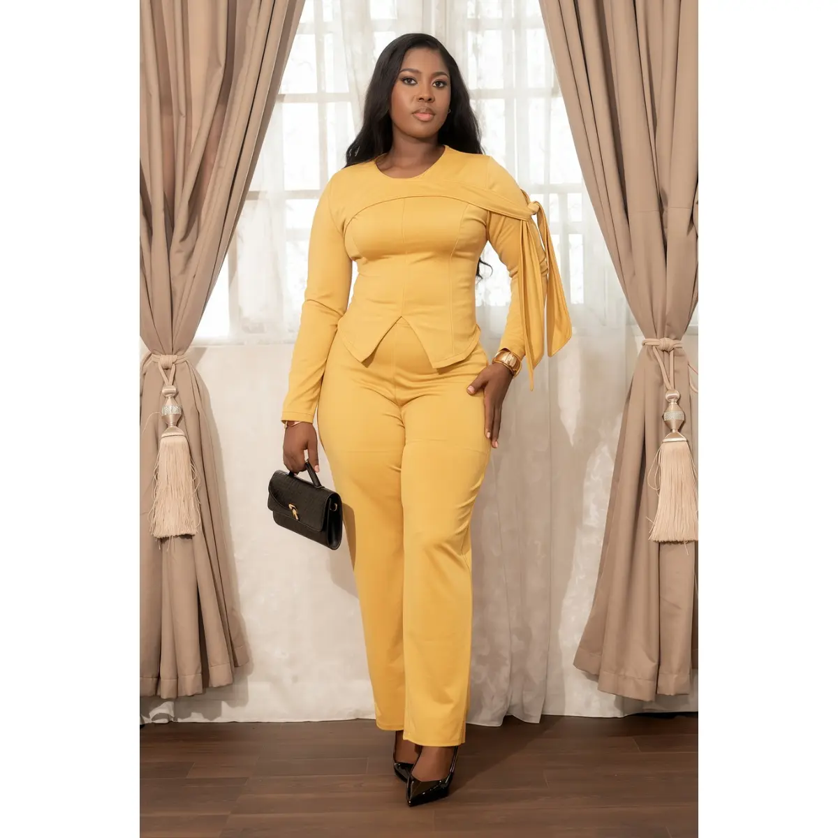 Zuri Draped Set