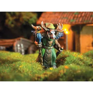 Jarli - Minotaur Light Armored 28mm Miniature By Adventurers & Adversaries