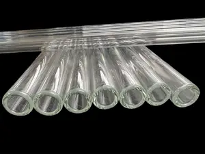Glass Tubing 12" Long Borosilicate Glass OD 8mm ID 6mm Blowing Healthcare Drinkware Sturdy Set,24 packs