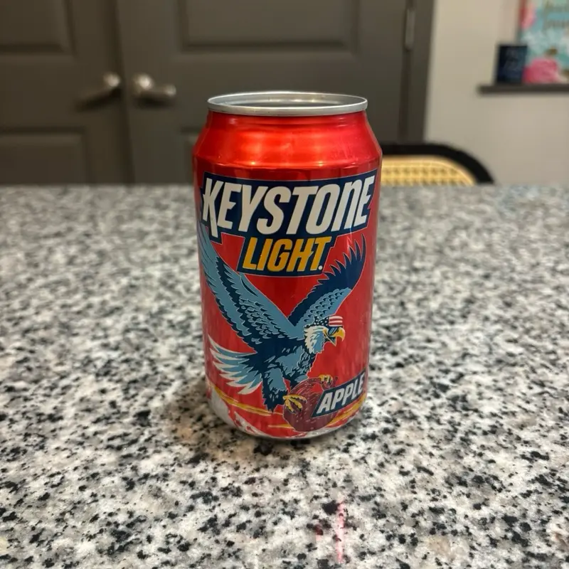 Keystone light apple candle