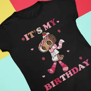 Cosmo Dandy's World Shirt, It's My Birthday Boys And Girls T-Shirt, Sprunkii Game T-Shirt, Cute Dandy Lover Funny World Sprunki Toys Unisex-Kids Black Small Birthday, Dandy And Pebble World Birthday Dandy's Costume For Kids, Birthday Girl Outfit