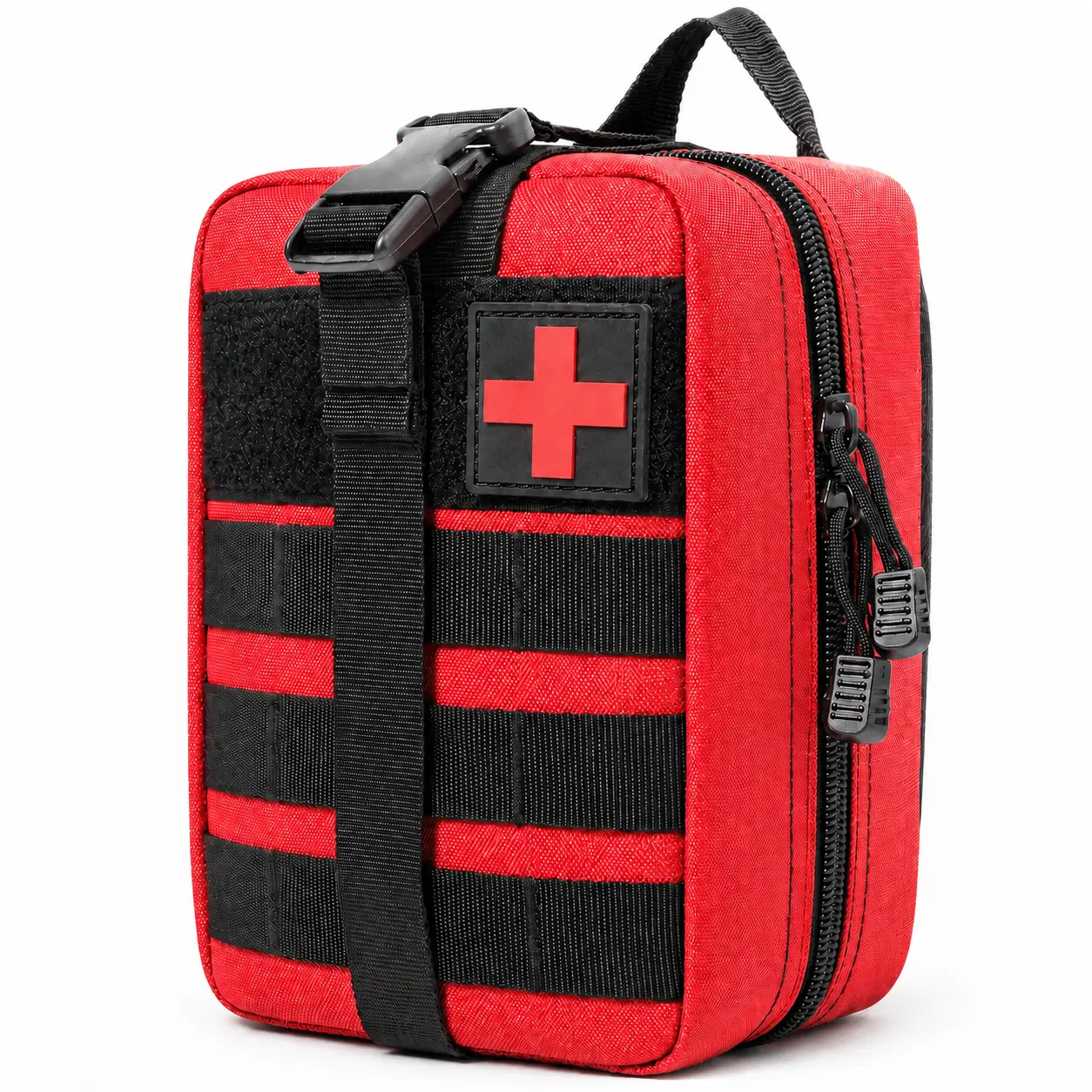 397PCS Emergency First Aid Kit with Sturdy 600D Nylon Tactical Medical Pouch, Rip-Away EMT Medical Bag for Car Home Travel Camping Hiking Outdoor Survival