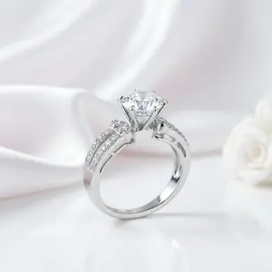 2.0 Ct Diamond Option Split Shank Engagement Ring