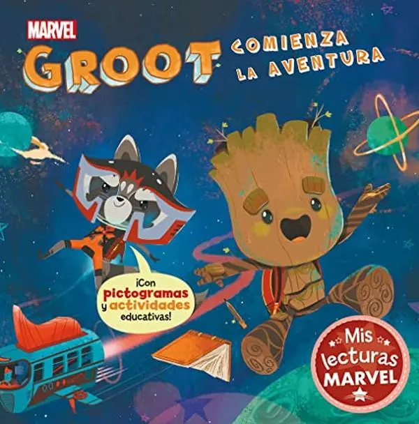 USED-Groot comienza la aventura (Mis lecturas Marvel): Con pictogramas y actividades educativas by Marvel (Hardcover)