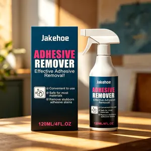 Home Non-Irritating Adhesive Remover (120ML), Removes Stubborn Sticky Residues, Stain Removal, Multi-Surface Daily Cleaning Agent, All Purpose Spray