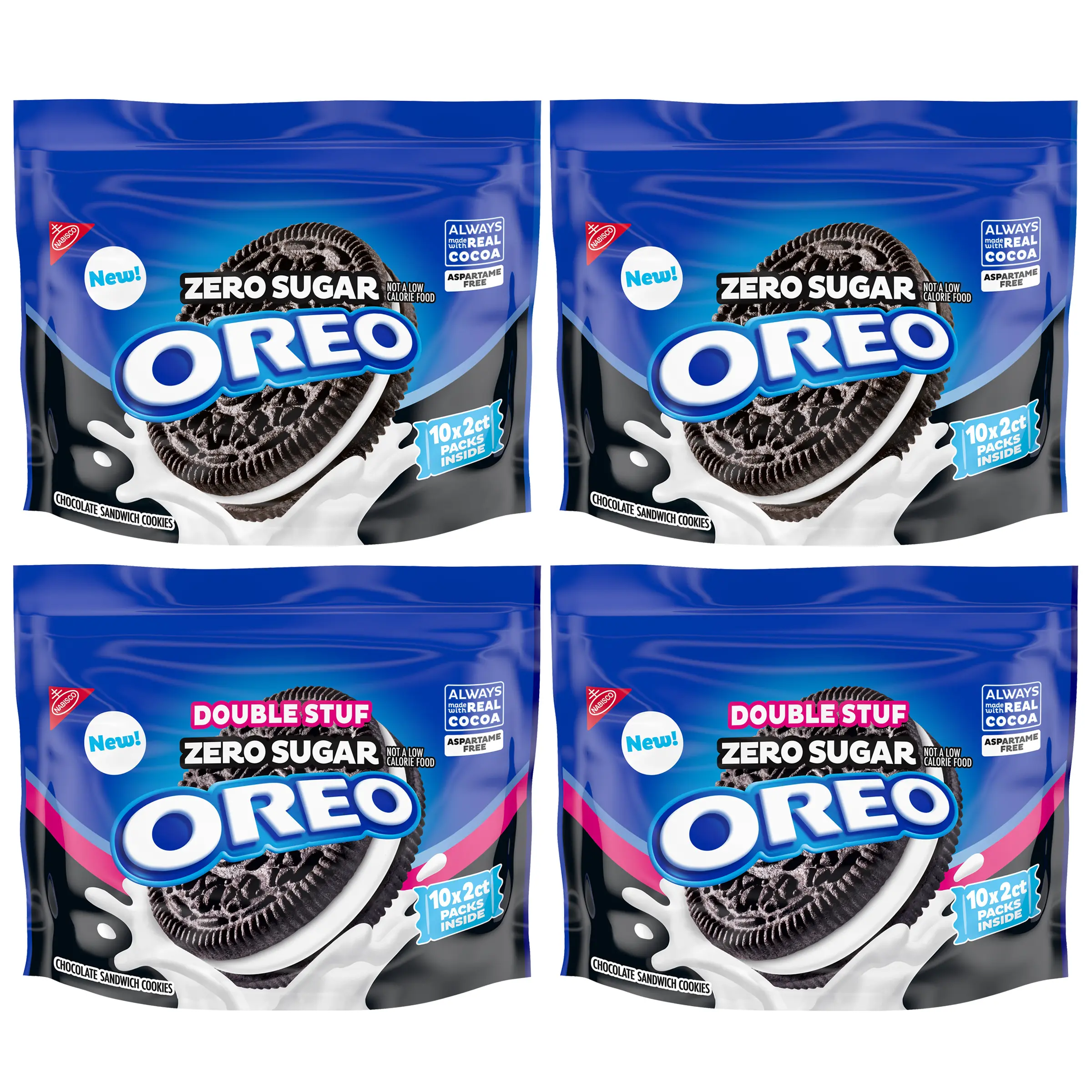 OREO Zero Sugar Cookie Variety Pack | Assorted Original & Double Stuf ...