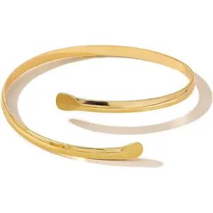 Arm Cuff for Women Upper Arm Bracelet Trendy Dainty Thin Bangle Bracelets Minimalist Armband Summer Beach