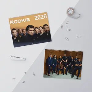The Rookie Calendar, Wall Calendar, The Rookie 2026 Grid Monthly Planner