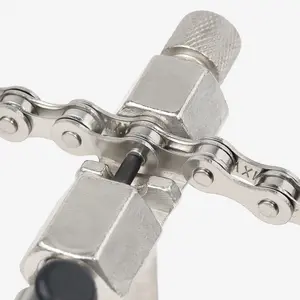 All-Steel Bicycle Chain Cutter, Hardcore Industrial Design, Nickel Plated Pin, Integrated Chain Breaker & Unloader, Ideal for MTB & Road Bikes, Bicycle Parts