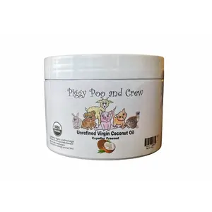 Piggy Poo and Crew Organic Coconut Oil For Your Pig and Other Pets