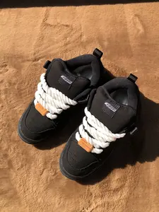 New Street Style Lace-Up Bread Shoes Men, Low-Top Casual Athletic Canvas Sneakers, Fashion Versatile All Season Footwear