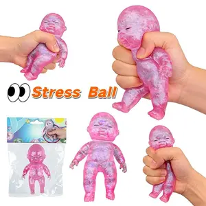 Vivid Sugar Baby Squeeze Toy Squishy Baby Slow Stress Ball Rebound Decompression Toy For Adult Kid Relieve Stress Home Decor