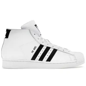adidas Men's Pro Model Mid White Black, from StockX