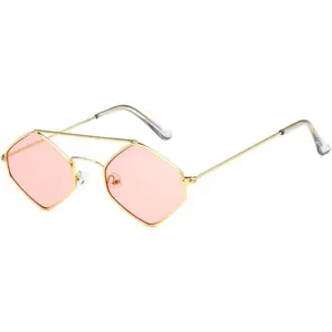 Classics Hexagon Sunglasses for Men/Women Metal Retro  Shape SunGlasse Shades Film Glasses UV Protection