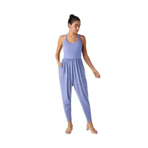 New Women's Sexy Strap-Up Bodycon Jumpsuit with Leg Cinching and Butt-Lifting Effect for Casual & Stylish Outfits