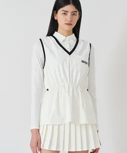 Raffiuro String Vest - Ivory