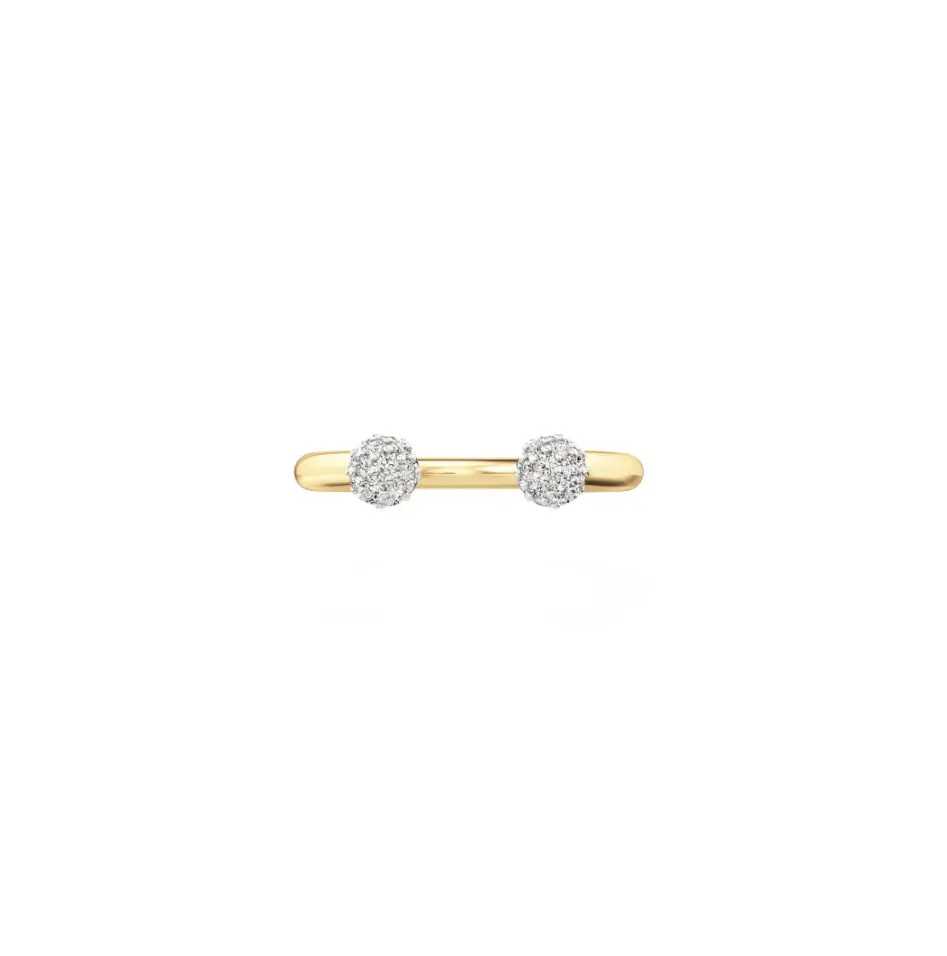 Starlit Aura Ring - 18k Gold Plated Brass