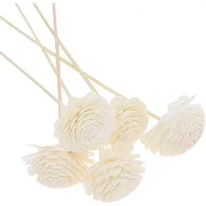10 count Flower Reed Diffuser Sticks,  Rattan  Sticks Essential Oil Aroma Diffuser Sticks Refill Replacement for Aroma