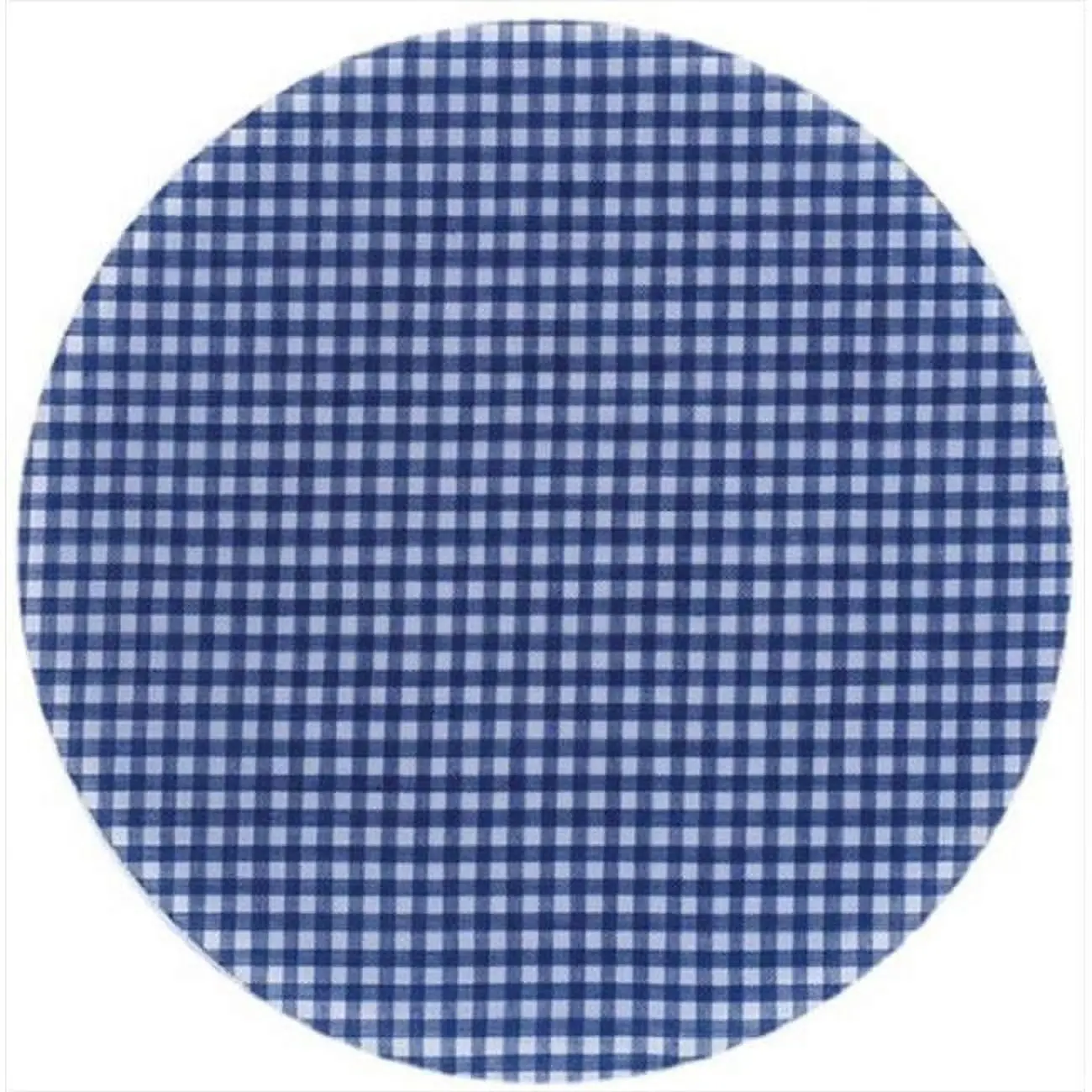 Andreas TRT-106 10 in. Blue Ginham Round Silicone Trivet - Pack of 3