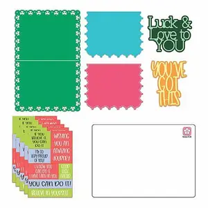 Crafts & Sewing Stamps of Life Luck and Love A2 Card Kit by Stephanie Barnard